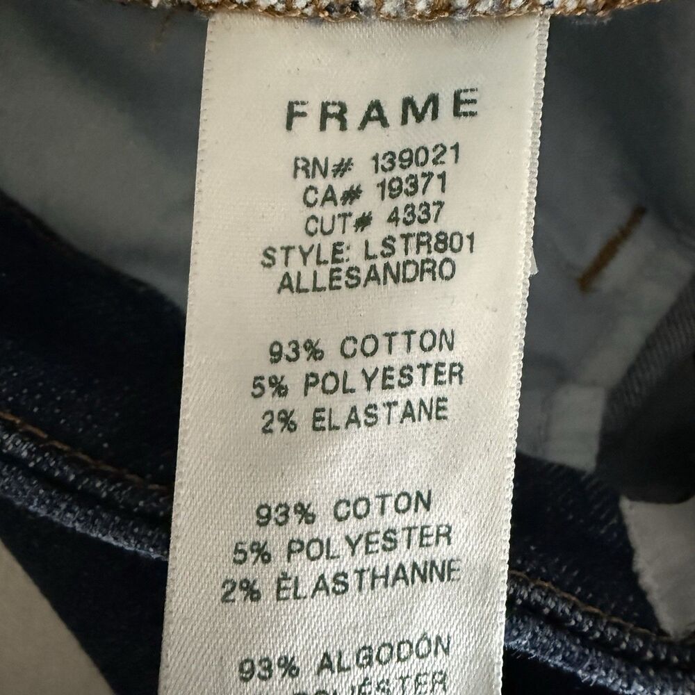 Frame Denim Dark Blue Flare Jeans - Picture 14 of 16